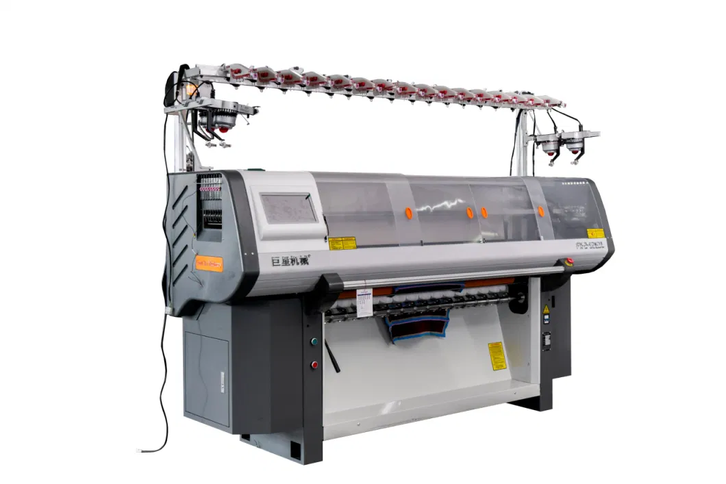 Direct Selection Double Systems Brand New Computerized Flat Knitting Machines for Collar Machines